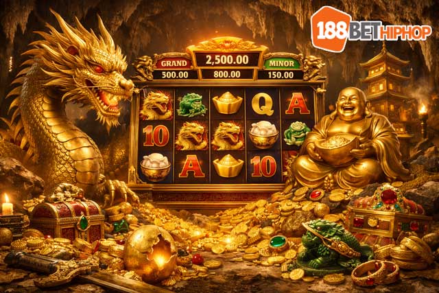 Mẹo chơi Kho Báu Rồng Vàng 188BET Chiến thuật quay slot Kho Báu Rồng Vàng hiệu quả từ chuyên gia Phùng Trâm Anh 188BET