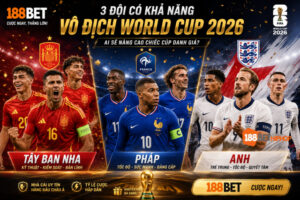 3 đội có khả năng vô địch World Cup 2026 cùng phân tích của chuyên gia 188BET Boutiquefantasias