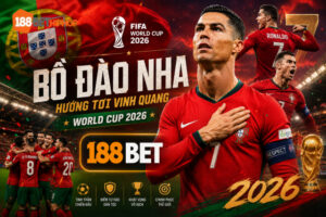Cùng chuyên gia 188BET Boutiquefantasias dự đoán Bồ Đào Nha World Cup 2026 có cơ hội win không