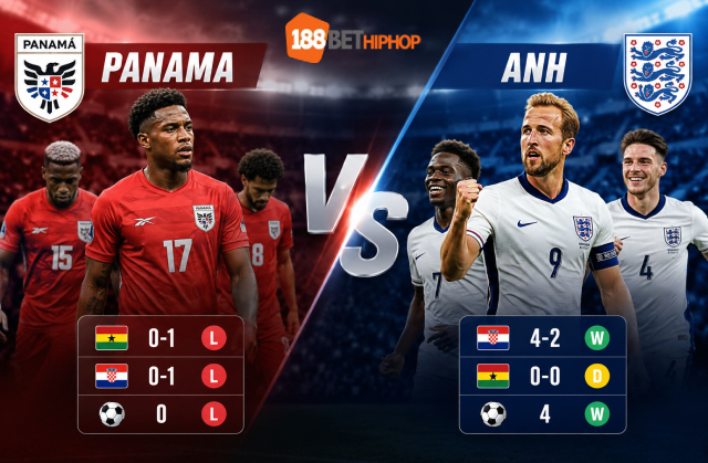 188BET CK Nhận Định Panama Vs Anh (4h, 28/6): Tam Sư Quyết Thắng Đậm 1 Nhận định Panama vs Anh với phong độ gần nhất của 188BET CK